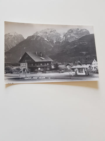 AK Dölsach. Gasthof Kreuz. (mit Tankstelle)