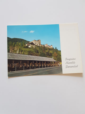 AK Burgruine Heinfels. Panzendorf.