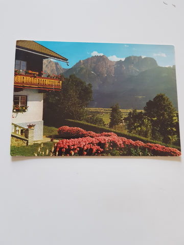 AK Blick vom Iselsberg auf die Lienzer Dolomiten.