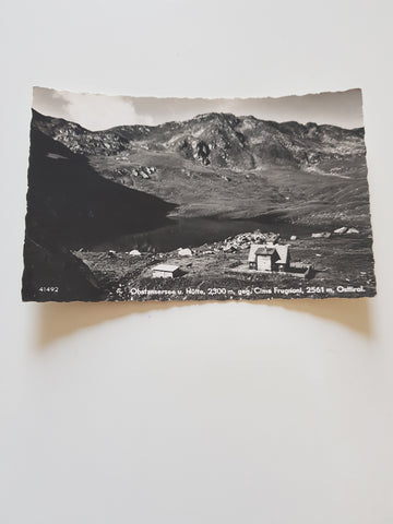 AK Obstansersee u. Hütte geg. Frugnoni.