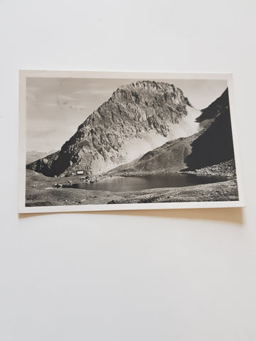 AK Obstansersee und Hütte.