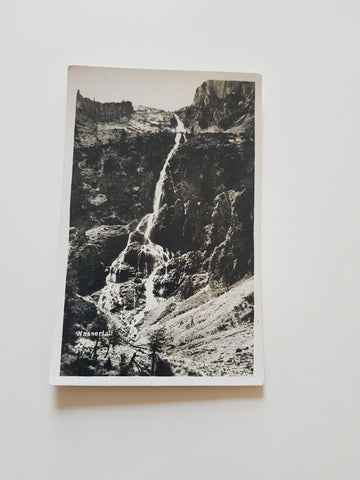 AK Wasserfall. Nähe Obstanserseehütte.