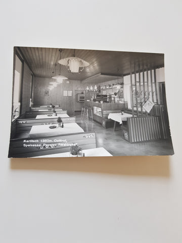 AK Kartitsch. Speisesaal Pension Waldruhe.