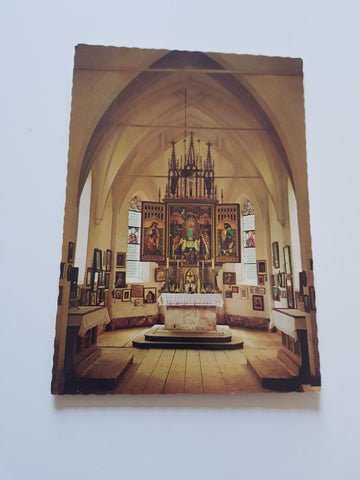 AK Lavant. Kirche zu den Hl. Petrus und Paulus. (obere Kirche) mit Gnadenaltar.