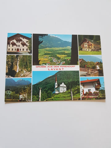 AK Grüße aus dem Feriendorf Lavant.