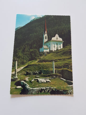 AK Lavant. St. Ulrich. Ausgrabung einer frühchristlichen Kirchenanlage.