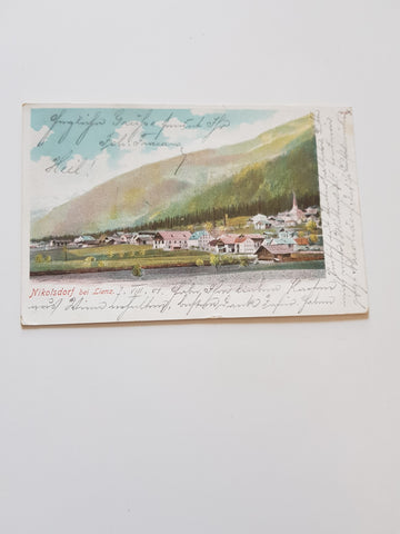 AK Nikolsdorf bei Lienz. Gelaufen 1901.