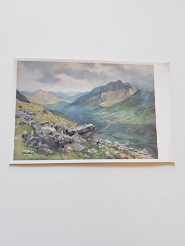 AK Blick durch das Debanttal auf Lienzer Hütte. Zieten.