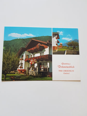 AK Oberdrum. Gästehaus Dolomitenblick.