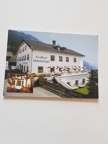 AK Obertilliach. Gasthof Unterwöger - Familie Lugger.