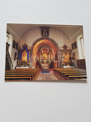 AK St. Veit in Defereggen. Inneres der Pfarrkirche zum hl. Vitus.