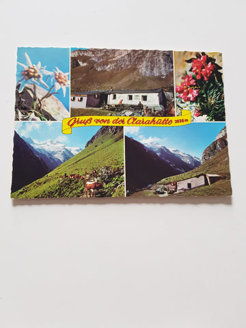 AK Gruß von der Clarahütte. Umbaltal.