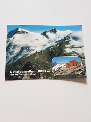 AK Großvenediger mit Defregger-Haus.