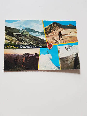 AK Aufstieg zum Venediger. Defreggerhaus.