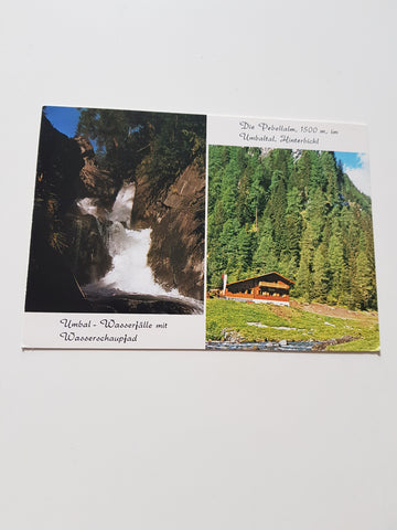 AK Umballfälle. Wasserschaupfad. Hinterbichl. Die Pebellalm im Umbaltal.