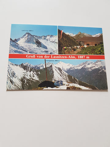AK Gruß von der Lasnitzen-Alm. Lasörlinggruppe.