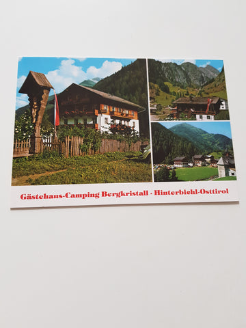 AK Hinterbichl. Gästehaus Camping Bergkristall.