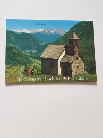AK Groderkapelle. Blick ins Iseltal.