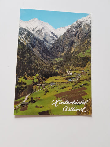 AK Blick von Bichl auf Hinterbichl und Umbaltal.