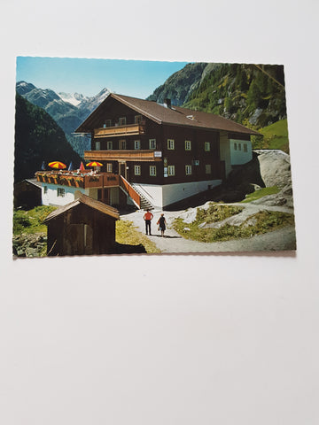 AK Berggasthof Groderhof gegen Großschober. Hinterbichl.