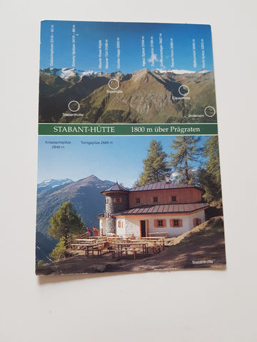 AK Prägraten. Stabant-Hütte.