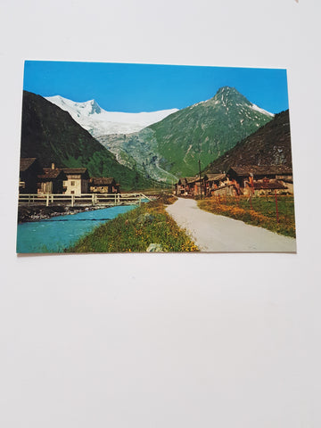 AK Innergschlöß. Blick Schwarze Wand Großvenediger...