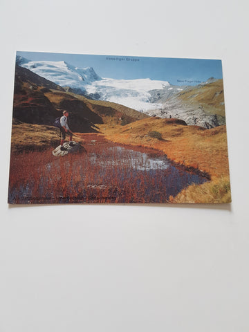 AK Vom Venedigerhaus im Innergschlöß zum Salzbodensee. Höhenweg 921. Weiter zum Löbbentörl.