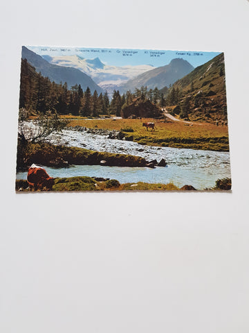 AK Wanderweg vom Matreier Tauernhaus nach Innergschlöß am Großvenediger.