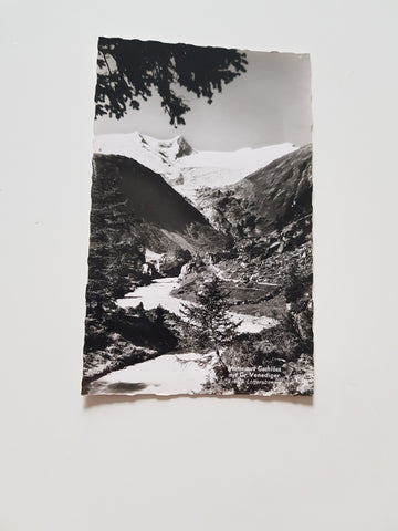 AK Motiv aus Gschlöß mit Großvenediger.