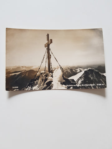 AK Gipfelkreuz am Großglockner.