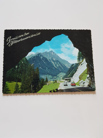 AK Gruss von der Felbertauernstrasse. Tunnelausfahrt aus der Prosseggklamm und Lawinengalerie.