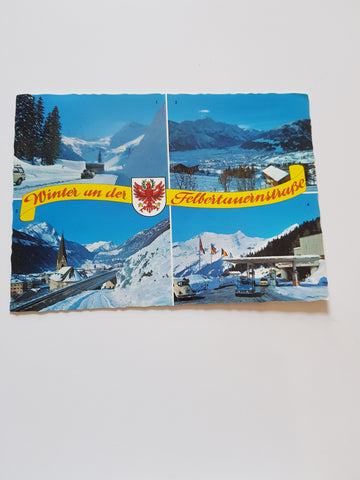 AK Winter an der Felbertauernstraße.