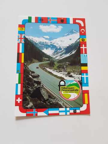 AK Felbertauern-Panoramastraße vor der Nordeinfahrt.