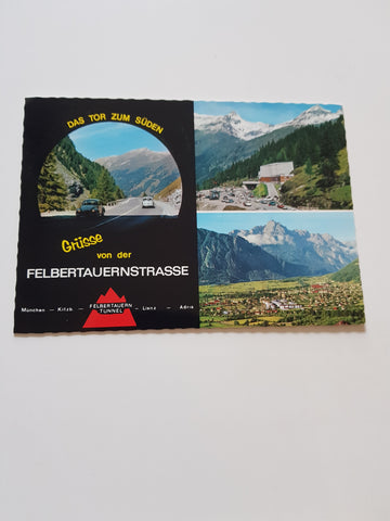 AK Grüsse von der Felbertauernstrasse.