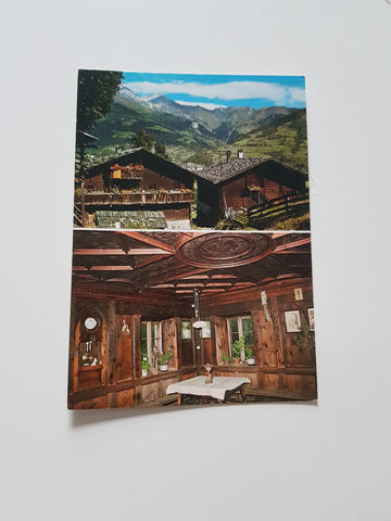 AK Matrei in Osttirol. Messner Bauernhäuser in St. Nikolaus.