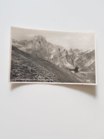 AK Hinterbergerhütte mit Schusterspitze.