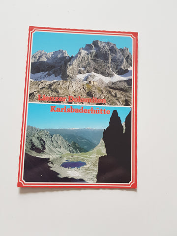AK Karlsbader Hütte. Lienzer Dolomiten.