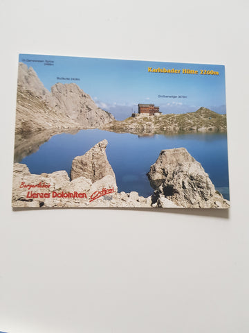 AK Karlsbader-Hütte am Laserz-See.