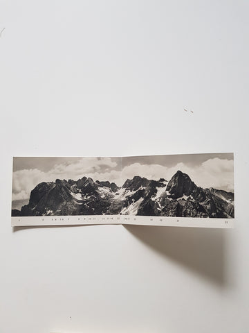 Panorama-AK Das Laserzkar u. die Karlsbader Hütte in den Lienzer Dolomiten.