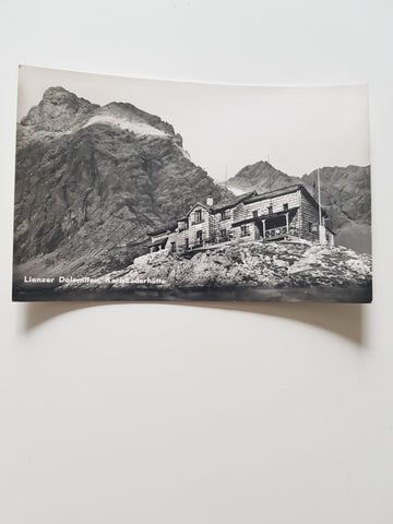 AK Lienzer Dolomiten, Karlsbaderhütte.
