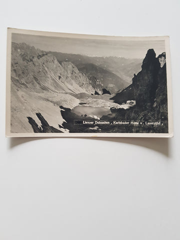 AK Lienzer Dolomiten. Karlsbader Hütte v. Laserztörl.