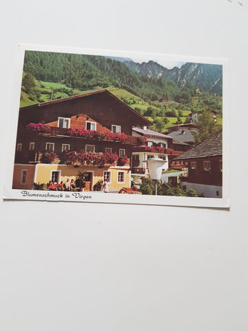 AK Blumenschmuck in Virgen.