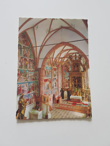 AK Wallfahrtskirche Obermauern bei Virgen. Inneres der Kirche.