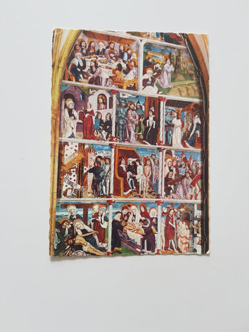 AK Obermauern. Wallfahrtskirche Gotische Fresken.