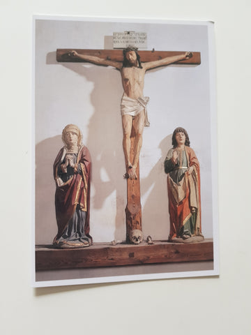 AK Obermauern. Wallfahrtskirche Maria Schnee. Kreuzigungsgruppe.