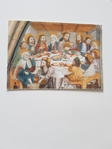 AK Obermauern. Wallfahrtskirche Maria Schnee. Fresko Das letzte Abendmahl.