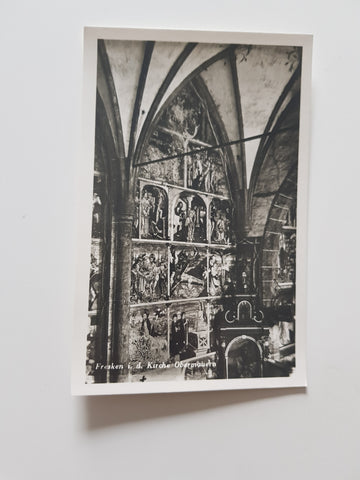 AK Obermauern. Kirche. Fresken. (1942)