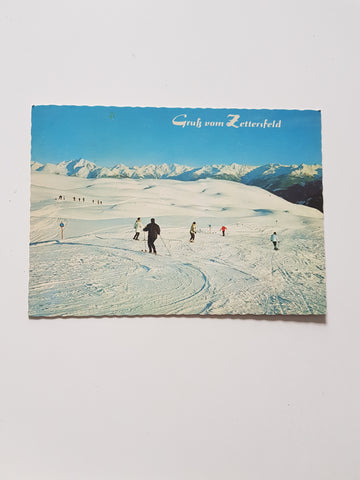 AK Gruß vom Zettersfeld. Sonnenplateau an der Endstation des Mandlliftes.