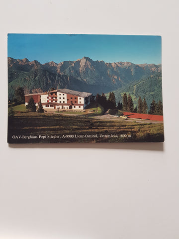 AK Lienz, Zettersfeld. ÖAV-Berghaus Pepi Stiegler.