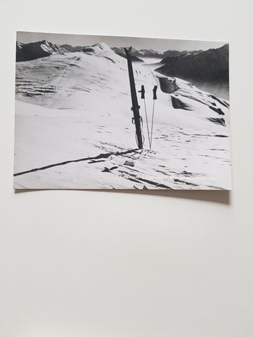 AK Schigelände Zettersfeld Blick auf die Julischen Alpen.